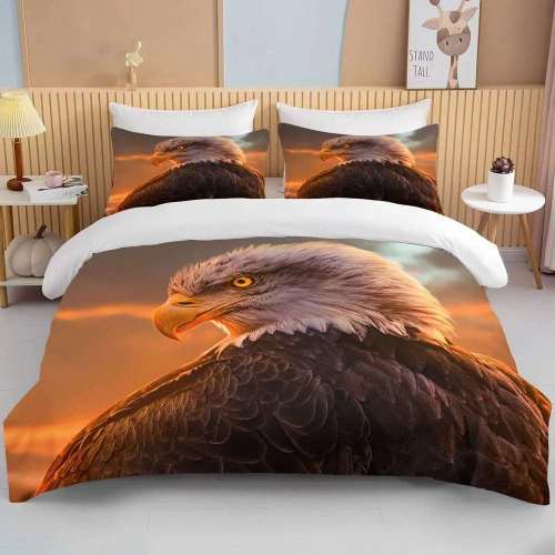 American Bald Eagle Print Bedding