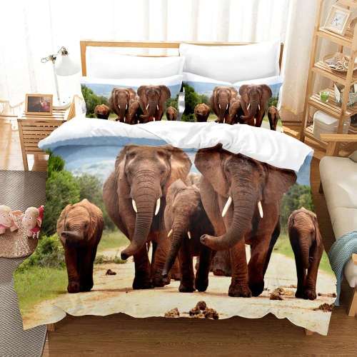 Elephant Packs Bedding