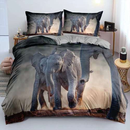 Elephant Print Bedding