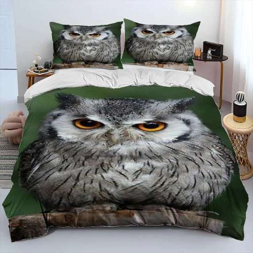 Owl Print Bedding