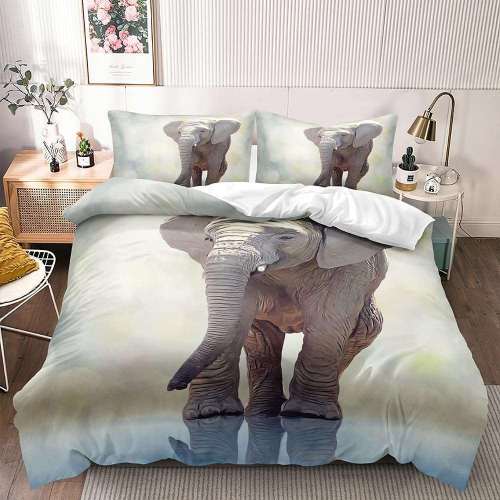 Animal Elephant Print Bed Sets