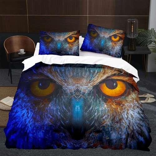 Owl Eye Print Bedding