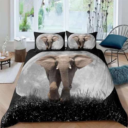 Elephant Moon Bedding Covers