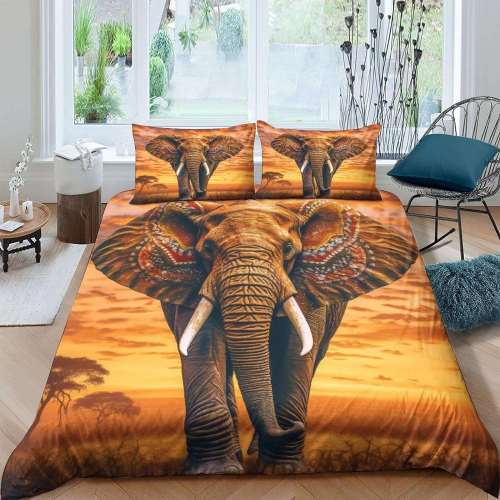Tribal Elephant Print Bed Sets