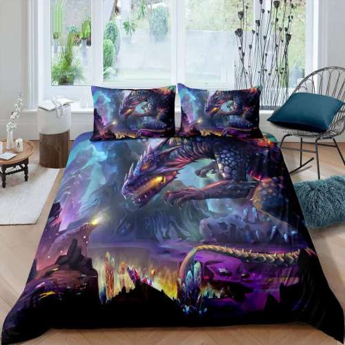 Dragon Printed Bedding