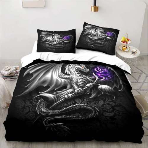 Dragon Rose Bedding
