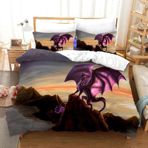 Bedroom Dragon Bed Cover