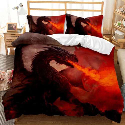 Fire Dragon Bed Cover