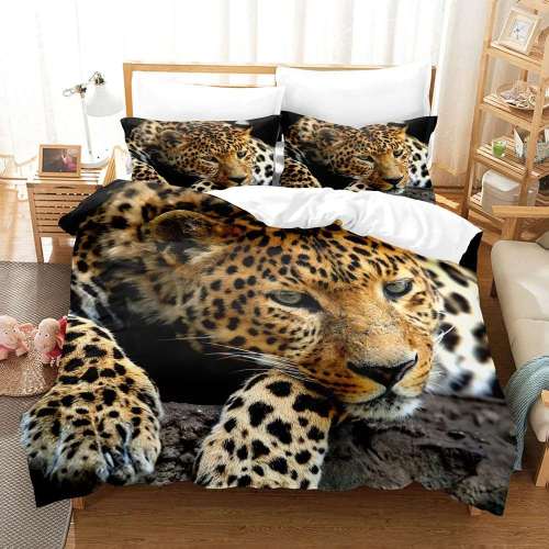 Resting Leopard Bedding Set