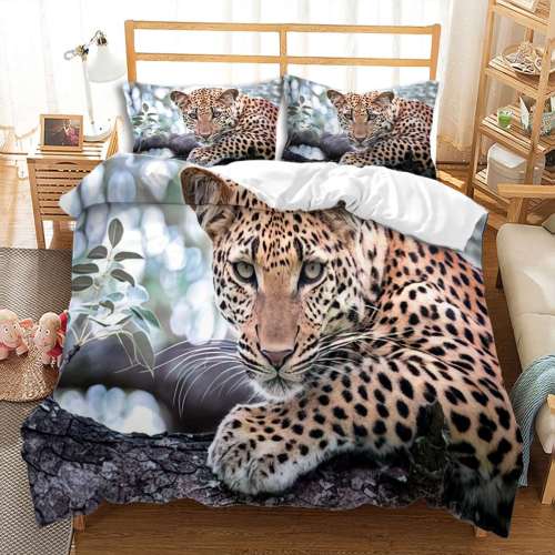 Leopard Print Bed Covers