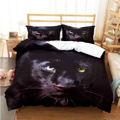 Black Leopard Bedding Sets