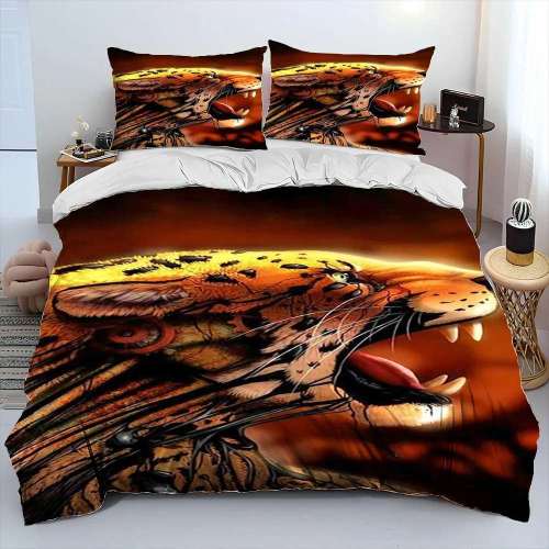 Cartoon Leopard Bedding Covers