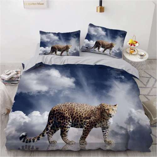 Cloud Leopard Bedding Set