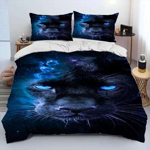 Panther Face Bedding Cover