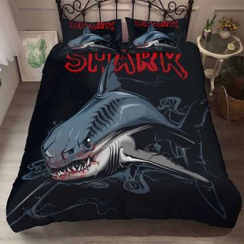 Fierce Shark Bedding Set