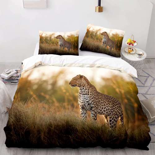 Animal Leopard Duvet Cover