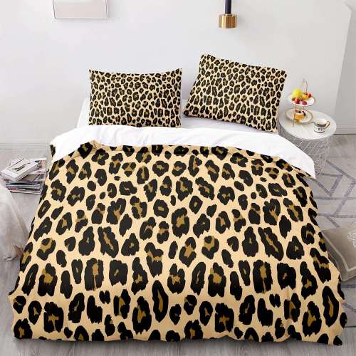 Leopard Stripes Duvet Cover
