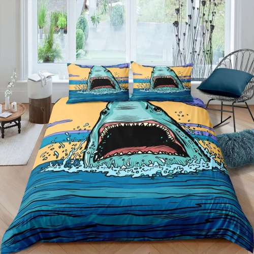 Cartoon Shark Bedding Covers