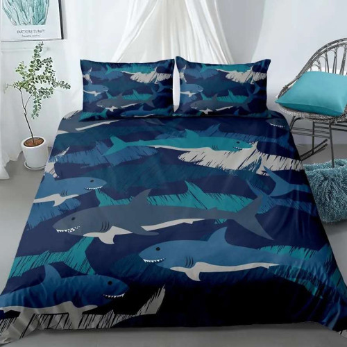 Cartoon Sharks Bedding Sets