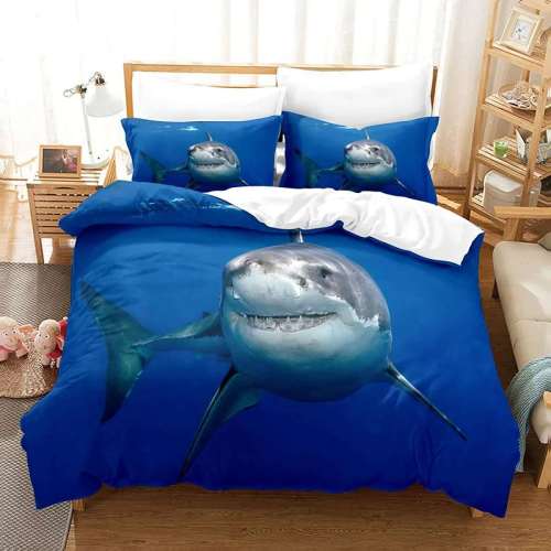 Sea Shark Bed Cover