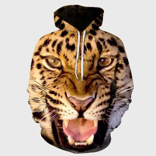 Angry Leopard Hoodie