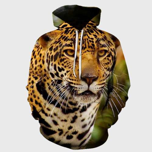3D Leopard Hoodie