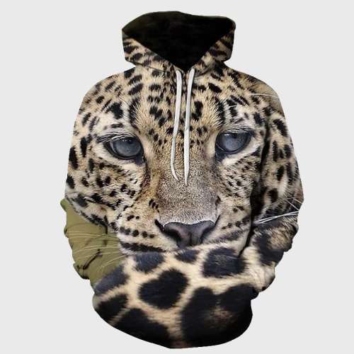 Casual Leopard Hoodie