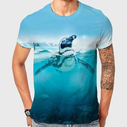 Swimming Penguin T-Shirt