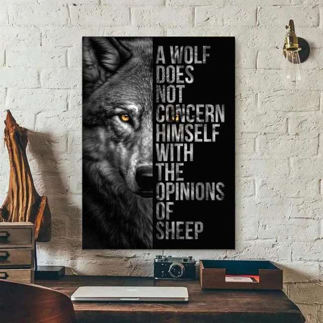 Wolf Quotation Wall Art