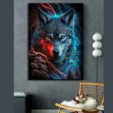 Lightning Wolf Wall Art