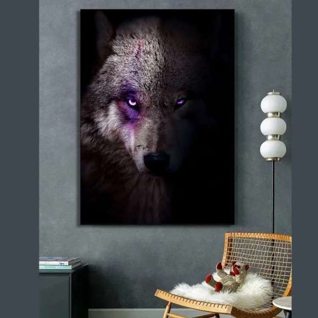 Animal Wolf Print Wall Art