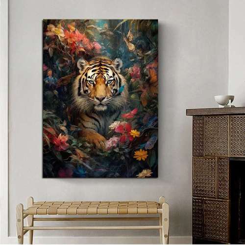 Jungle King Tiger Wall Art