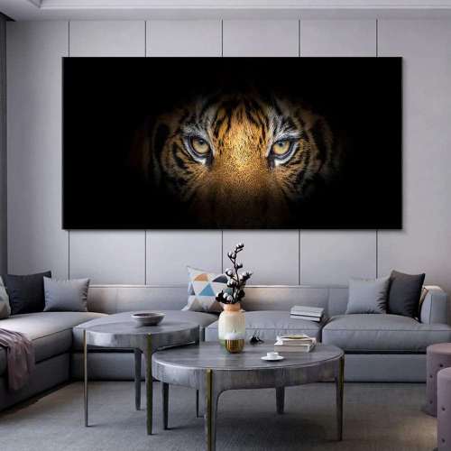 Tiger Eye Print Wall Art