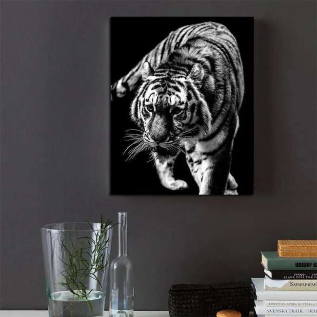 Wild Tiger Print Wall Art