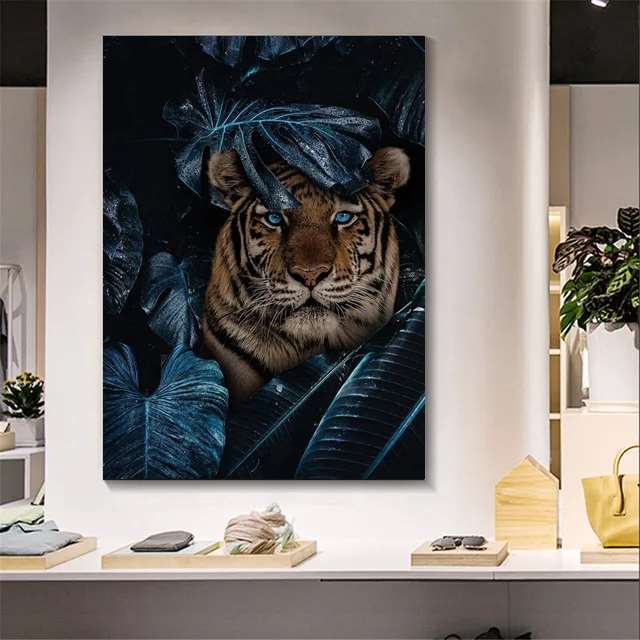 Jungle Tiger Print Wall Art