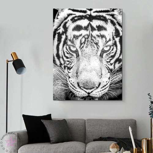 Tiger Portrait Canvas Wall Art