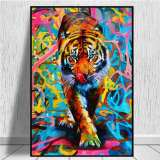 Oil Paintings Tiger Wall Art