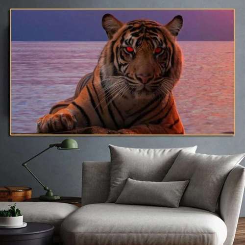 Cool Tiger Print Wall Art