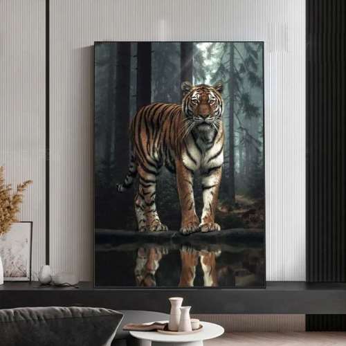 Tiger King Canvas Wall Art