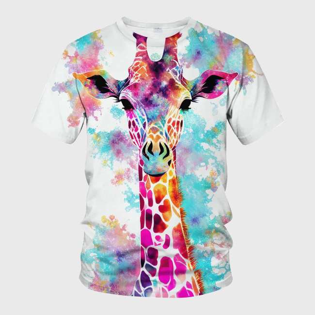 Giraffe Print T-Shirt