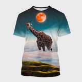 Giraffe Sun Print T-Shirt
