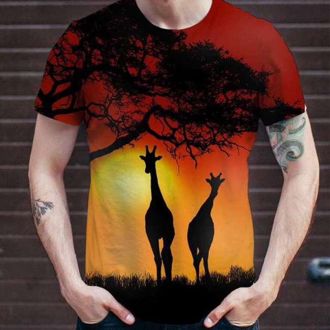 Africa Giraffe T-Shirt