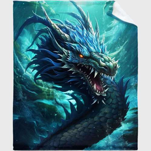 Dragon Print Blanket