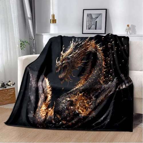 Black Dragon Blanket