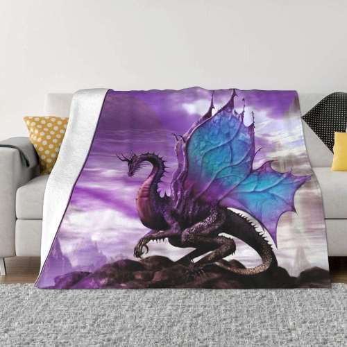 Colorful Dragon Blanket