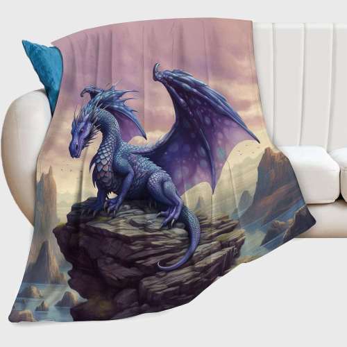 Dragon Blanket For Sofa
