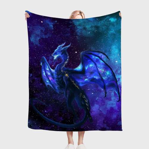 Galaxy Dragon Blanket