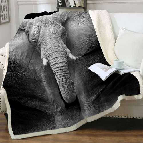 Giant Elephant Blanket