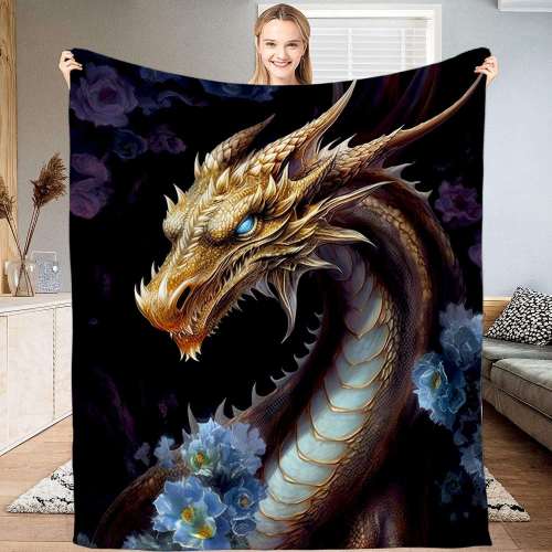 Dragon Pattern Blanket