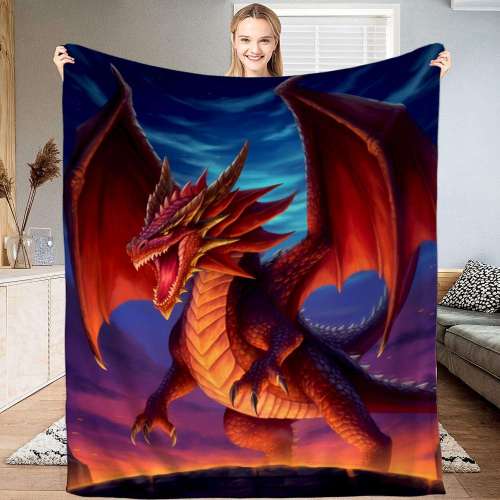 Gothic Dragon Blanket